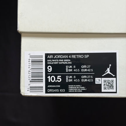 Jordan 4 Retro SB Pine Green WiscKicks