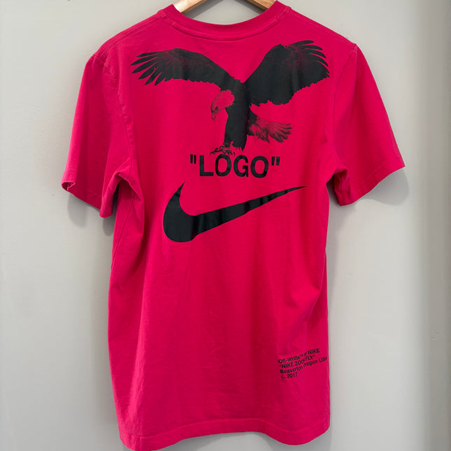 Pre-Owned OFF-WHITE x Nike NRG A6 Tee (Pink Rush/Black)