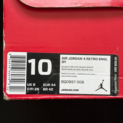 Jordan 4 Retro Tattoo (2018) - WiscKicks