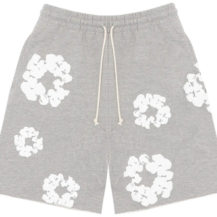 Denim Tears The Cotton Wreath Shorts Grey