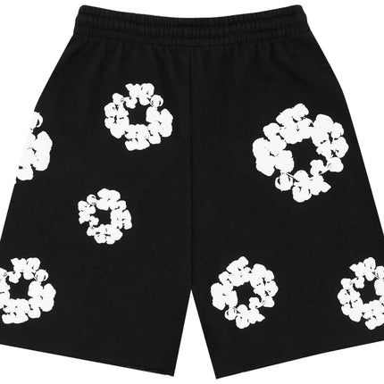 Denim Tears The Cotton Wreath Shorts Black