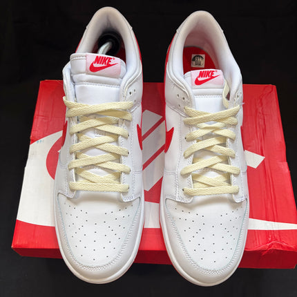 Nike Dunk Low Retro White Picante Red