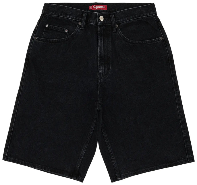 Supreme Baggy Denim Shorts Black SS26 - WiscKicks