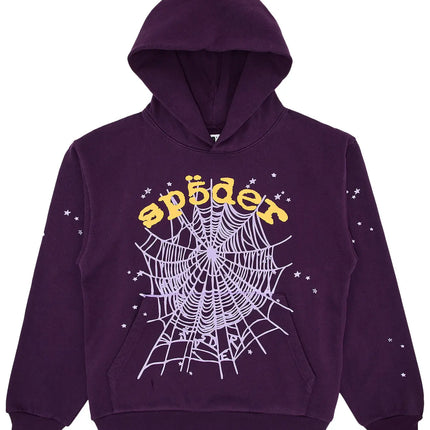 Sp5der OG Web V2 Hoodie 'Purple'