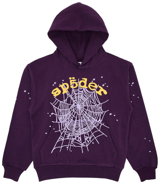 Sp5der OG Web V2 Hoodie 'Purple'