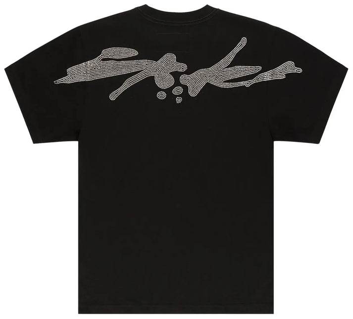 Sp5der TM Rhinestone Tee Black - WiscKicks