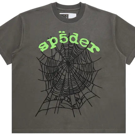 Sp5der OG Web V2 Tee "Slate Grey" | WiscKicks