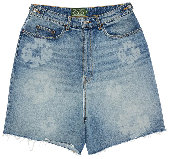 Denim Tears x Levi's Cotton Wreath Jean Short Light Wash - WiscKicks