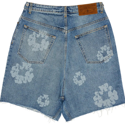 Denim Tears x Levi's Cotton Wreath Jean Short Light Wash - WiscKicks