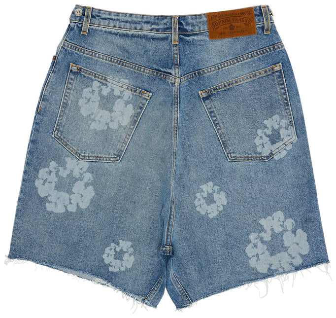 Denim Tears x Levi's Cotton Wreath Jean Short Light Wash - WiscKicks