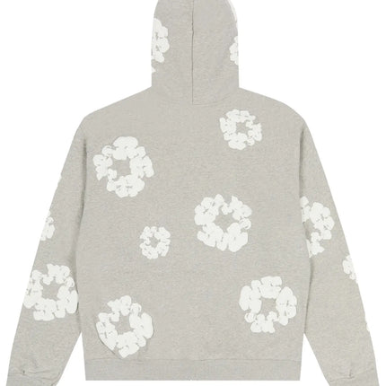 Denim Tears Cotton Wreath Zip Hoodie Grey