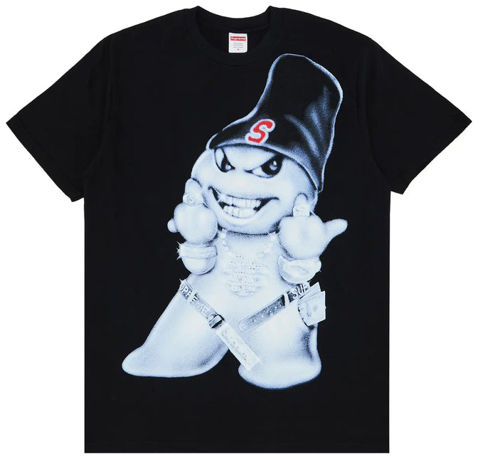 Supreme Snowman Tee Black FW25 - WiscKicks
