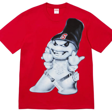 Supreme Snowman Tee Red FW25 - WiscKicks