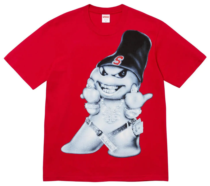 Supreme Snowman Tee Red FW25 - WiscKicks