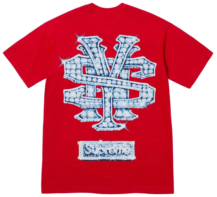 Supreme Snowman Tee Red FW25 - WiscKicks