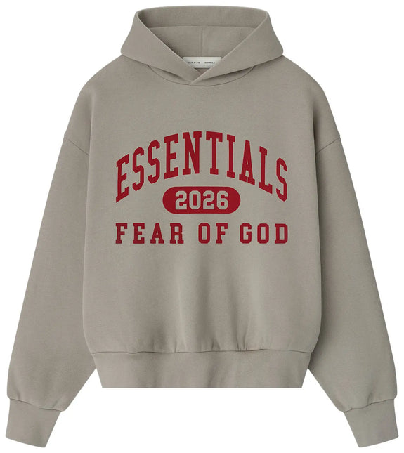 Essentials Hoodie “Smoke Grey” - Fear of God | WiscKicks