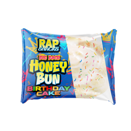 Rap Snacks Big Back Birthday Cake Honey Buns (4.75oz)