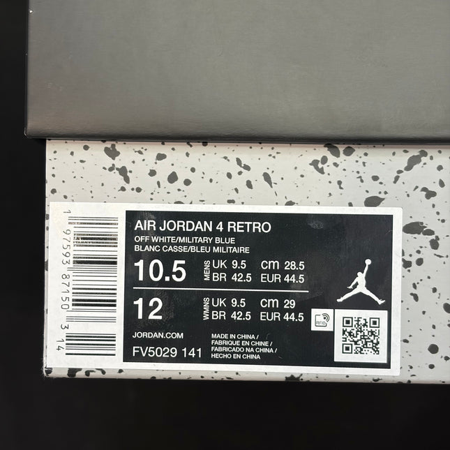 Pre-Owned Jordan 4 Military Blue (2024)