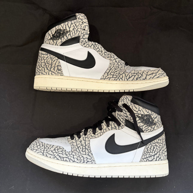 Jordan 1 Retro High OG White Cement - WiscKicks