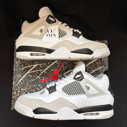 Jordan 4 Retro Military Black - WiscKicks