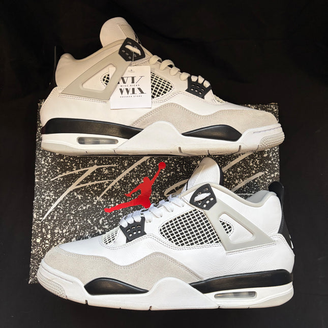 Jordan 4 Retro Military Black - WiscKicks