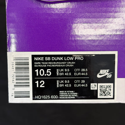 Nike SB Dunk Low Dark Team Red Olive Flak | Authentic Sneakers - WiscKicks