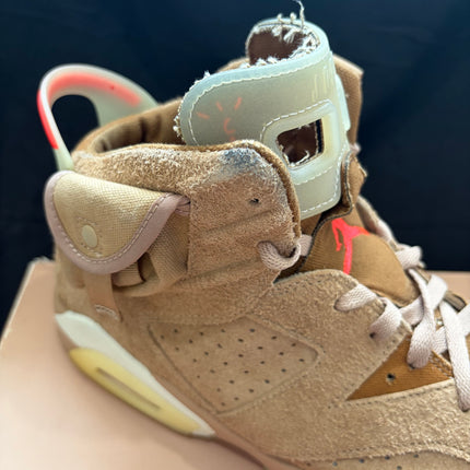 Jordan 6 Retro Travis Scott British Khaki - WiscKicks