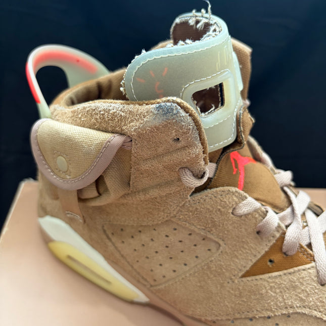 Jordan 6 Retro Travis Scott British Khaki - WiscKicks