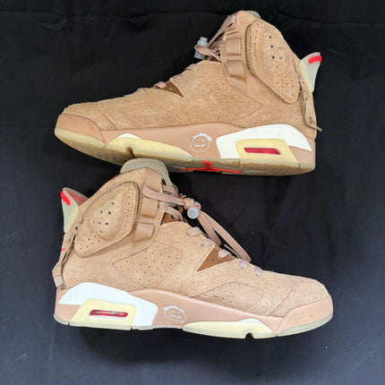 Jordan 6 Retro Travis Scott British Khaki - WiscKicks
