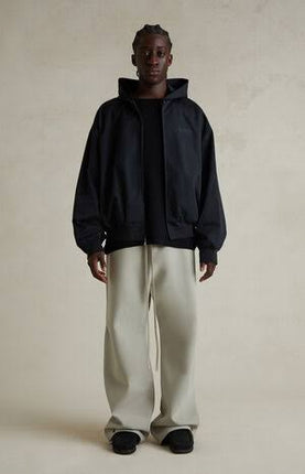 Essentials Zip-Up Hoodie "Jet Black" - Fear of God | WiscKicks