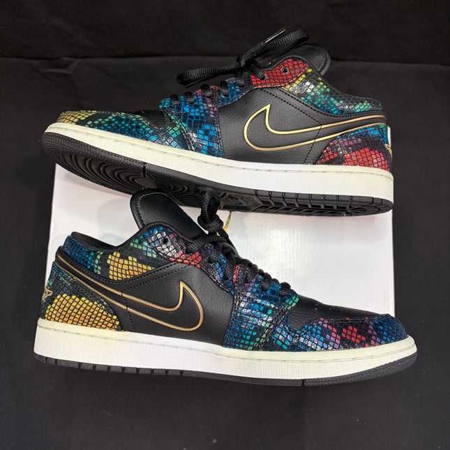 Jordan 1 Low Multicolor Snakeskin (2020) (Women’s)