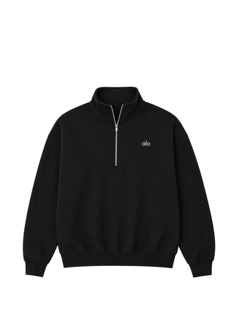 Alo Yoga Quarter Zip Black WiscKicks
