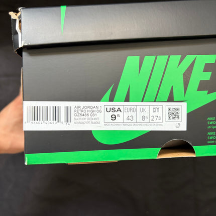 Jordan 1 Retro High OG Lucky Green | Authentic Sneakers - WiscKicks