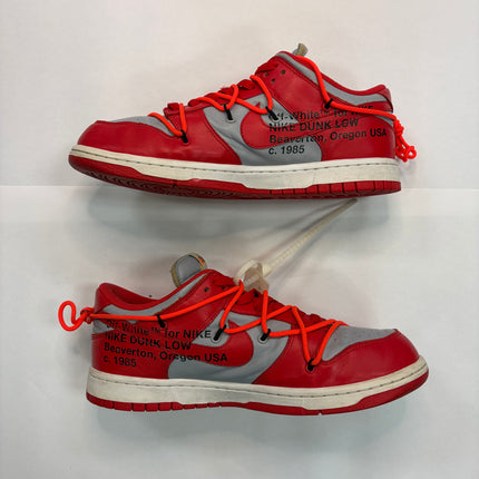 Pre-Owned Nike Off-White x Dunk Low 'University Red'
