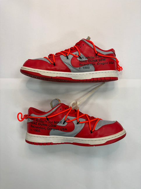 Pre-Owned Nike Off-White x Dunk Low 'University Red'