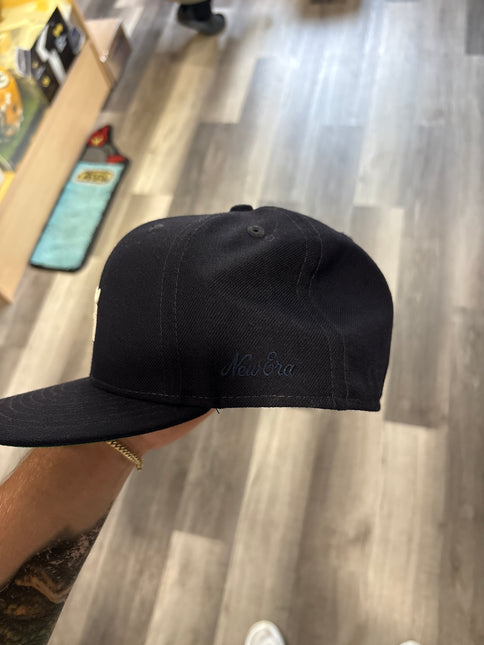 Fear Of God Essentials x New Era Fitted Cap (Navy/White) Size 7 5/8