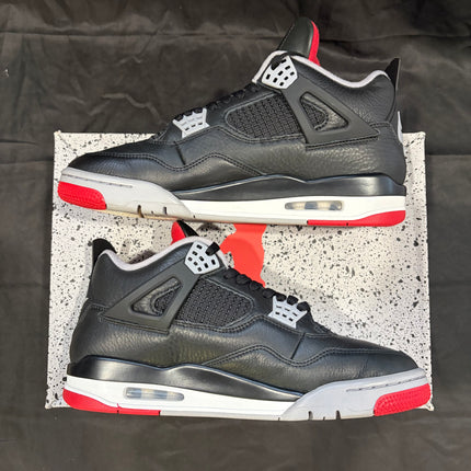 Jordan 4 Retro "Bred Reimagined" Black Red | WiscKicks
