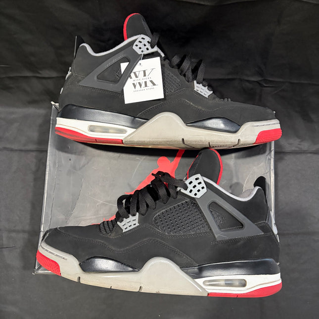 Air Jordan 4 Retro "Bred" (2019) - Men's Size 12 | WiscKicks