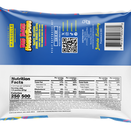 Rap Snacks Big Back Birthday Cake Honey Buns (4.75oz)
