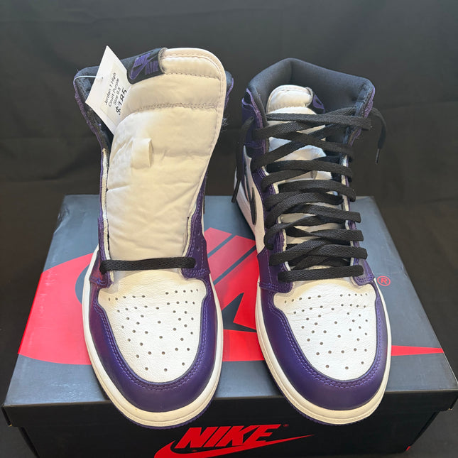 Jordan 1 Retro High Court Purple White - WiscKicks