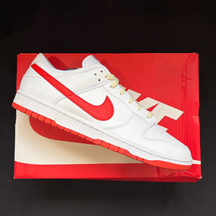 Nike Dunk Low Retro White Picante Red