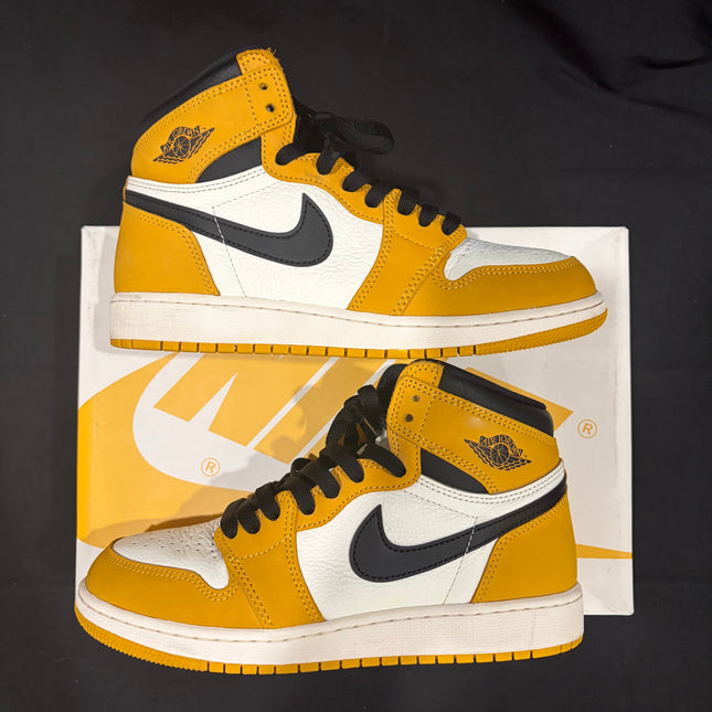 Jordan 1 Retro High OG Yellow Ochre GS – WiscKicks