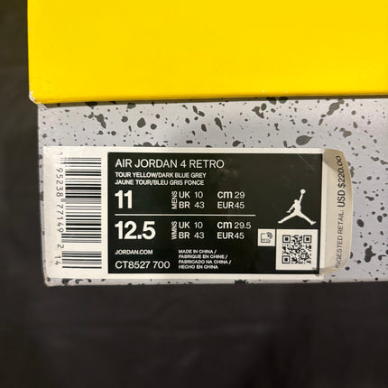 Jordan 4 Retro "Lightning" (2021) | WiscKicks