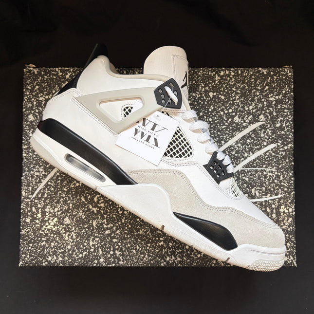 Jordan 4 Retro Military Black - WiscKicks