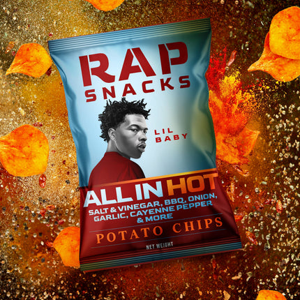 Rap Snacks Lil Baby All in HOT Potato Chips (2.5oz)
