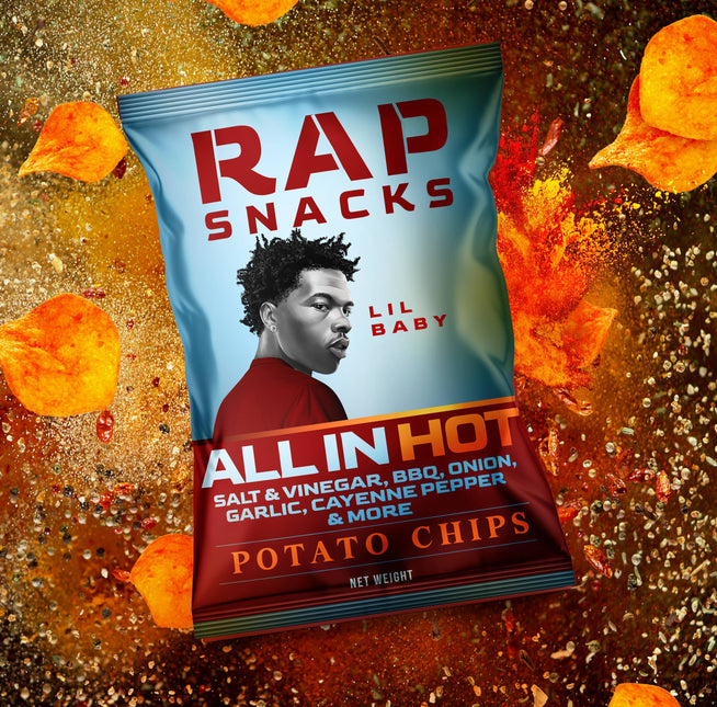 Rap Snacks Lil Baby All in HOT Potato Chips (2.5oz)
