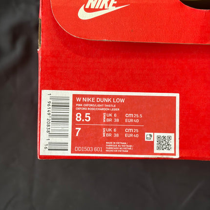 Nike Dunk Low Pink Oxford – WiscKicks