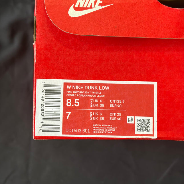 Nike Dunk Low Pink Oxford – WiscKicks