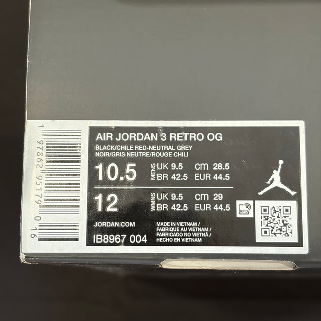 Pre-Owned Jordan 3 Retro OG Rare Air
