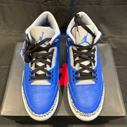 Jordan 3 Retro Varsity Royal Cement - WiscKicks